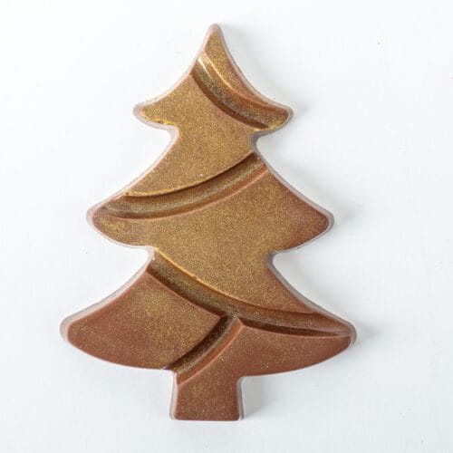 Milk Chocolate Gold-dusted Christmas Tree 75g