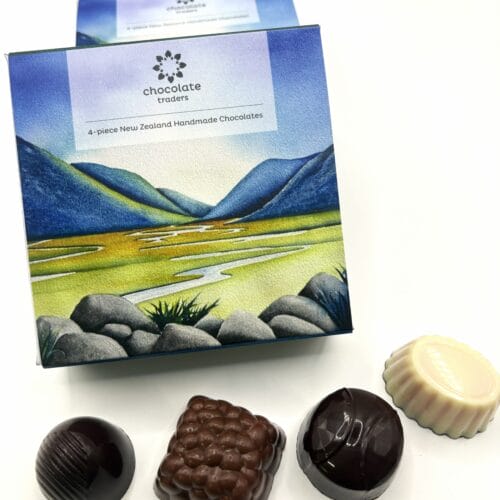 4-piece New Zealand Themed Chocolate Assortment